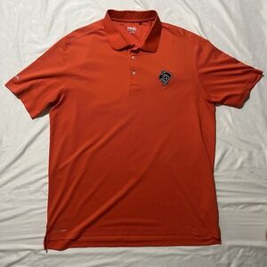 Oklahoma State Cowboys OSU Ping Golf Polo Shirt Men's 2XL Short Sleeve Orange